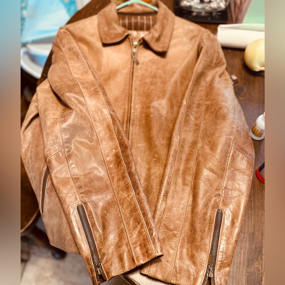 Cuadra men Leather Jacket
